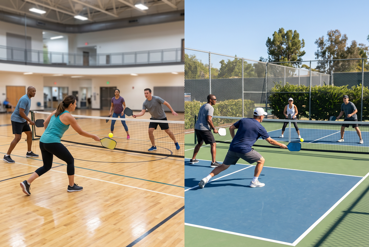 Indoor vs. Outdoor Pickleball: The Differences That Matter