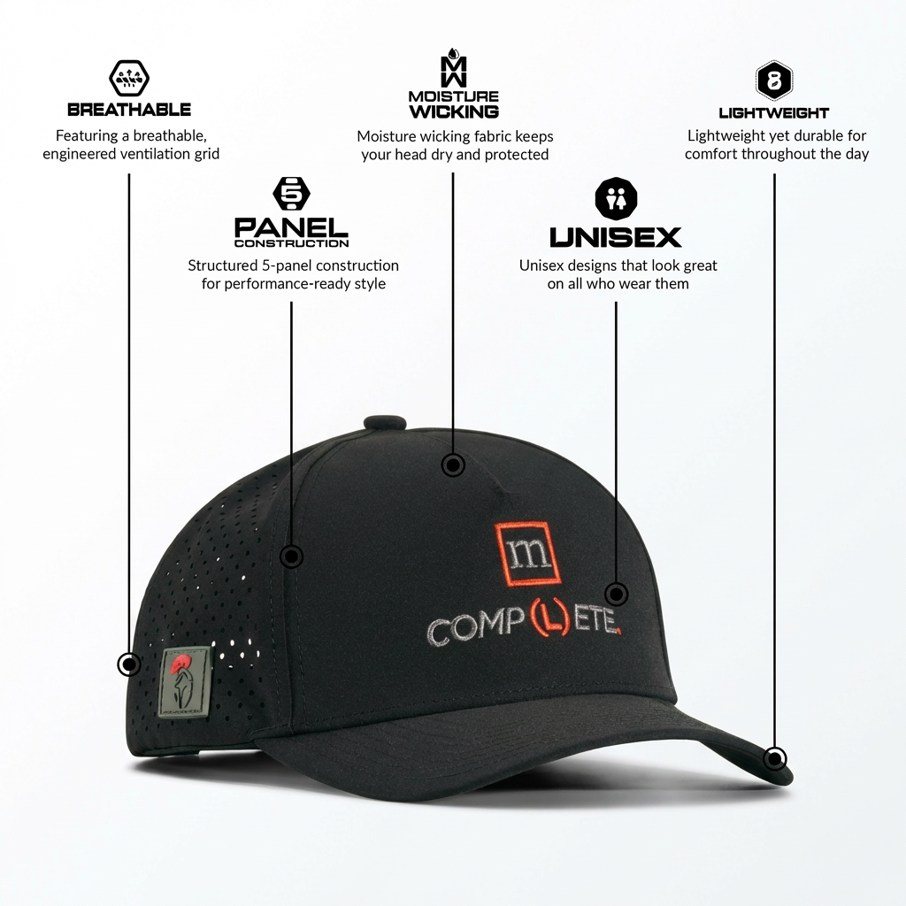 Luxxtrux Comp(l)ete Trucker Hat, Black