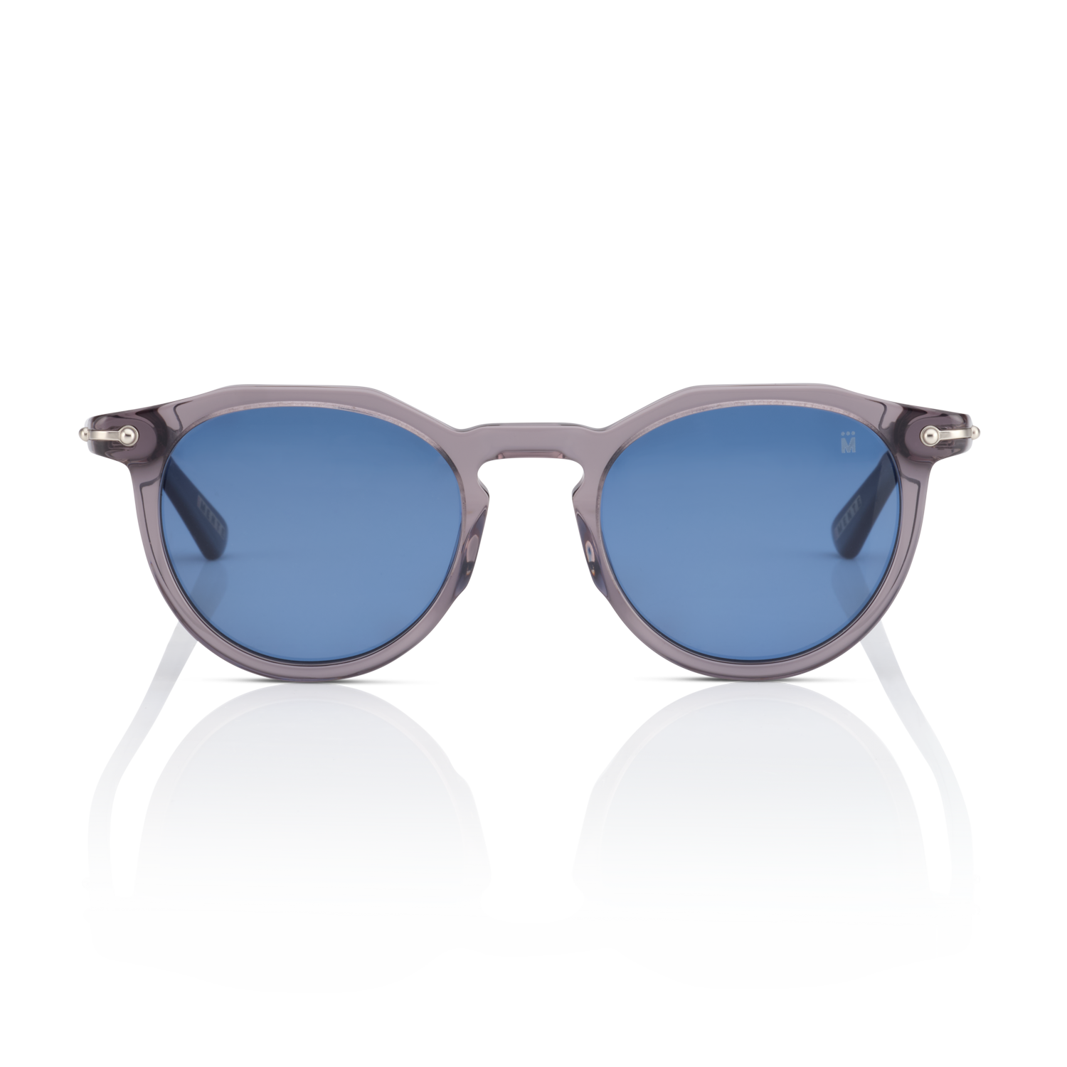 Mente Maestro Transparent Grey & Navy Blue | Polarized