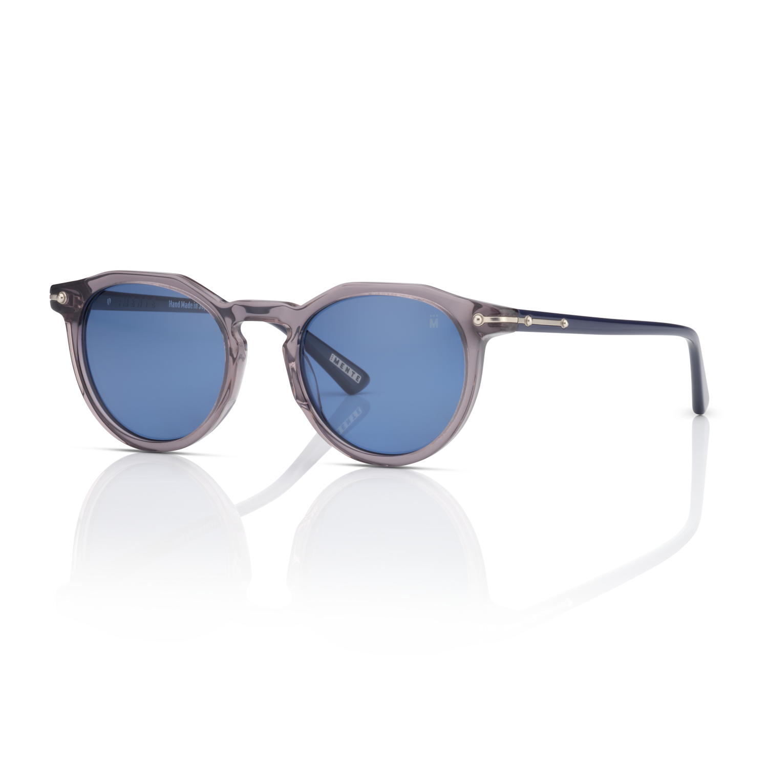 Mente Maestro Transparent Grey & Navy Blue | Polarized