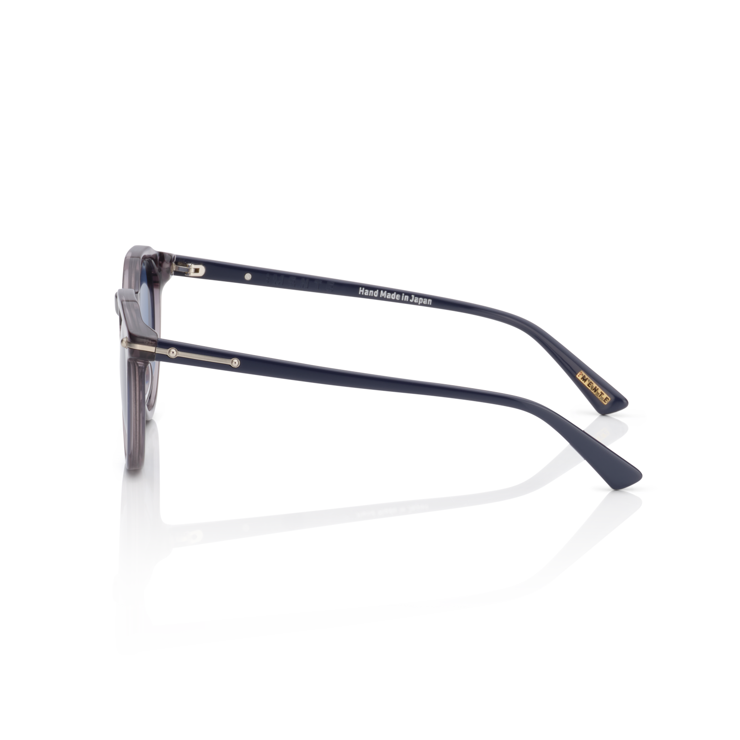 Mente Maestro Transparent Grey & Navy Blue | Polarized