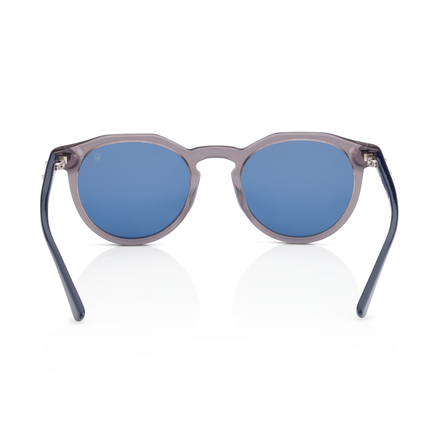 Mente Maestro Transparent Grey & Navy Blue | Polarized