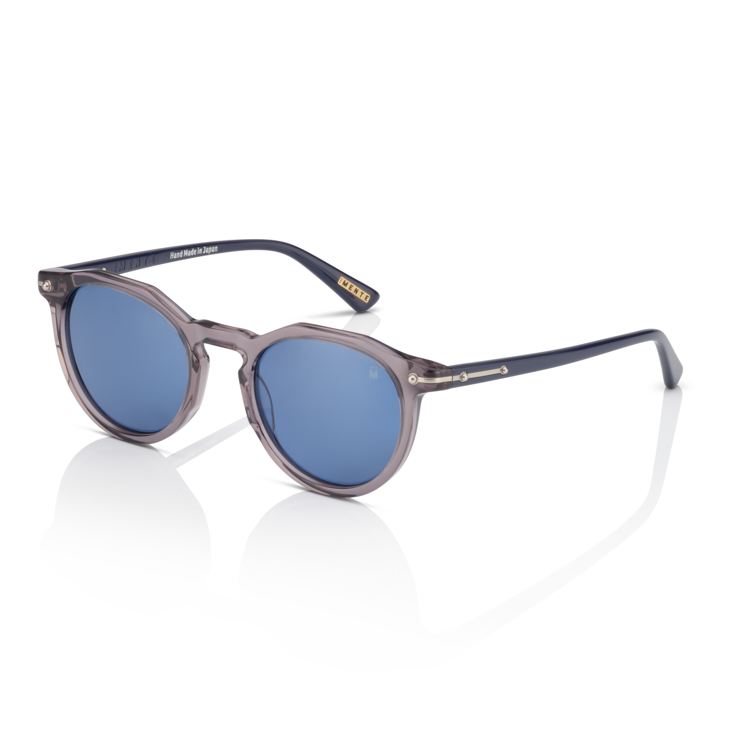 Mente Maestro Transparent Grey & Navy Blue | Polarized