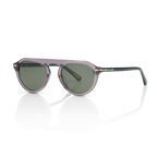 Mente Mint Transparent Grey & Forest Green | Polarized