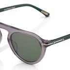 Mente Mint Transparent Grey & Forest Green | Polarized