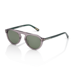 Mente Mint Transparent Grey & Forest Green | Polarized