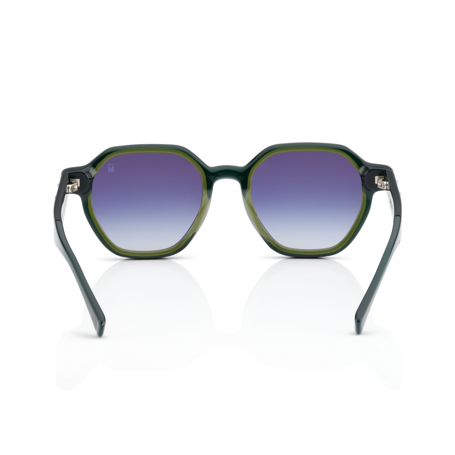 Mente Mirroir Green & Solid Olive Green