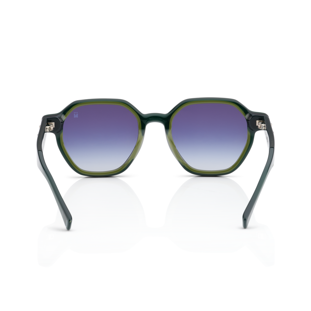 Mente Mirroir Green & Solid Olive Green