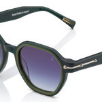 Mente Mirroir Green & Solid Olive Green