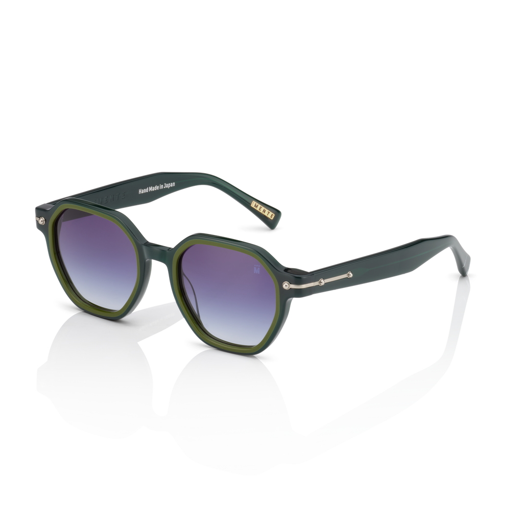 Mente Mirroir Green & Solid Olive Green