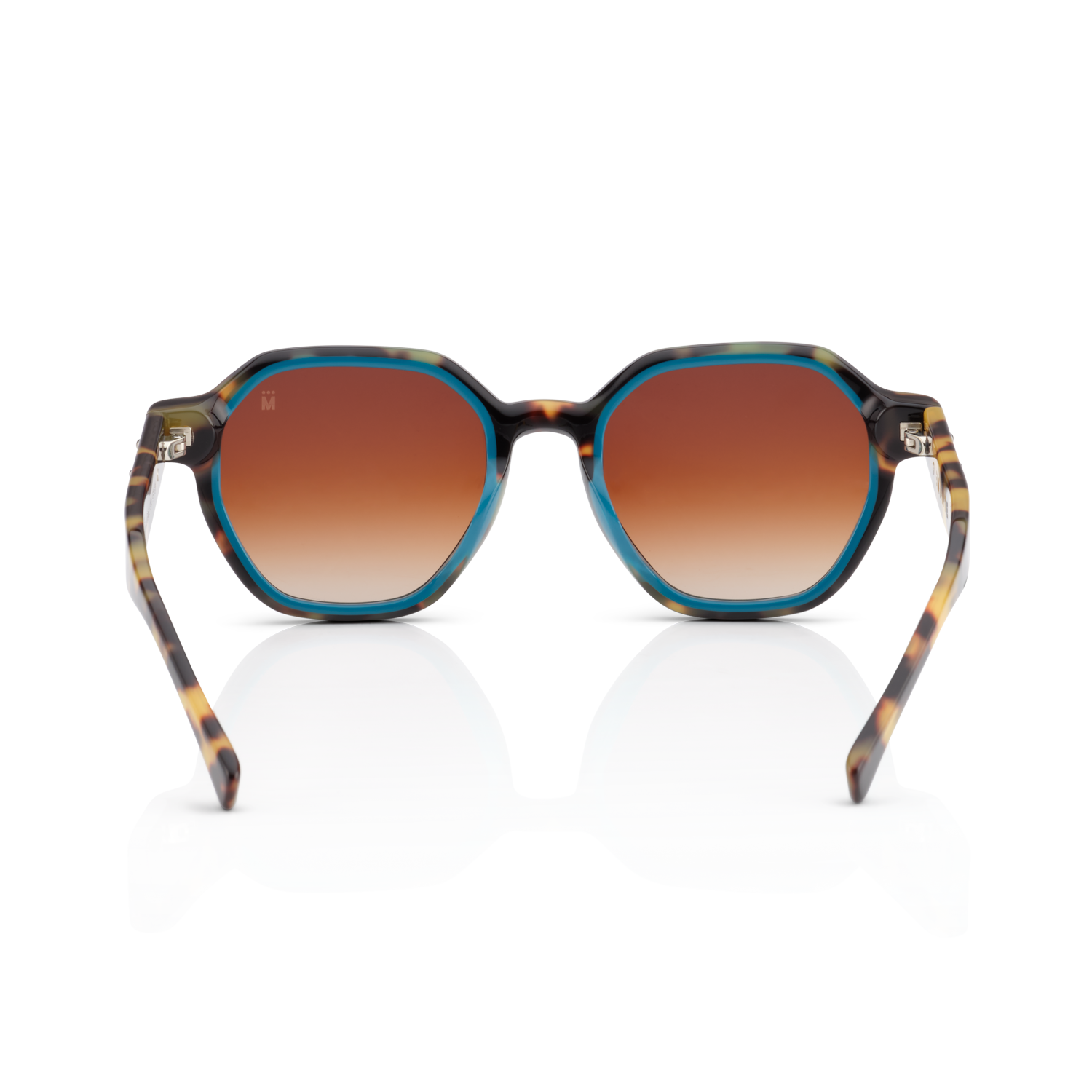 Mente Mirroir Brown Havana & Solid Teal