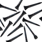 Golf tees on a white backgound