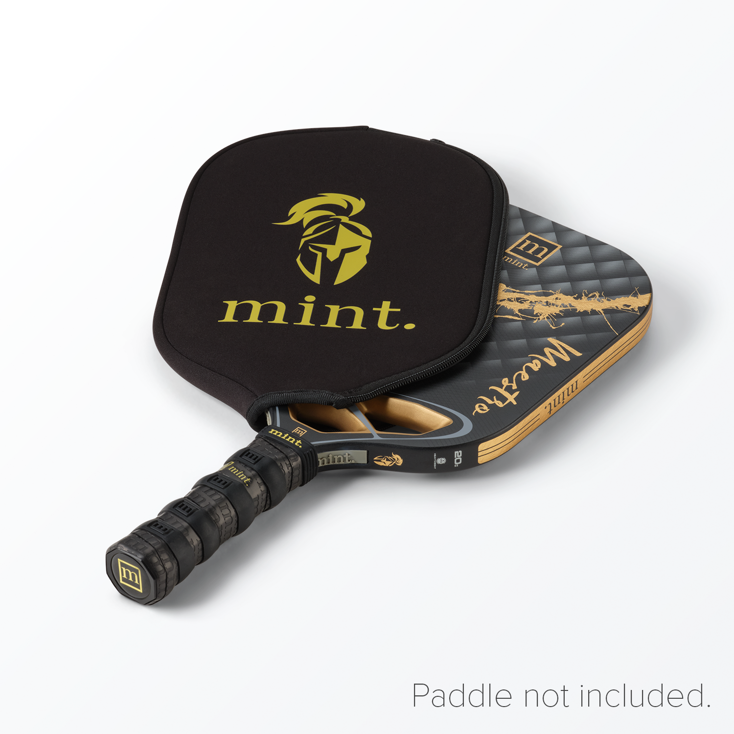 Par Excellence Neoprene Paddle Cover, Black & Gold