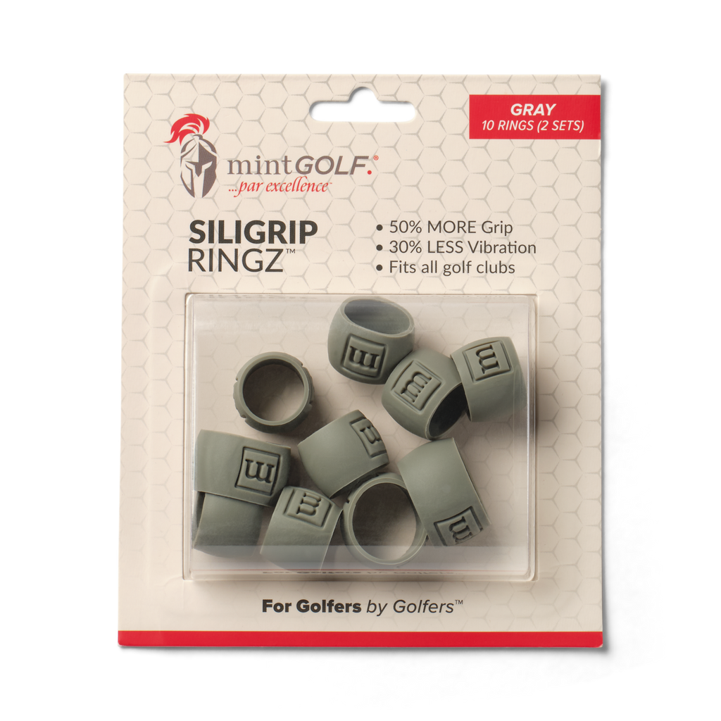 SiliGrip Ringz™ Golf Grip, Gray