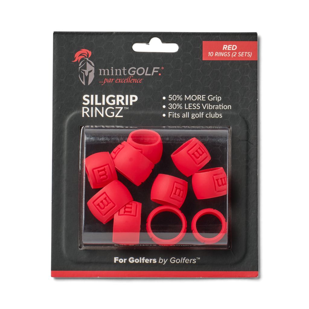SiliGrip Ringz™ Golf Grip, Red