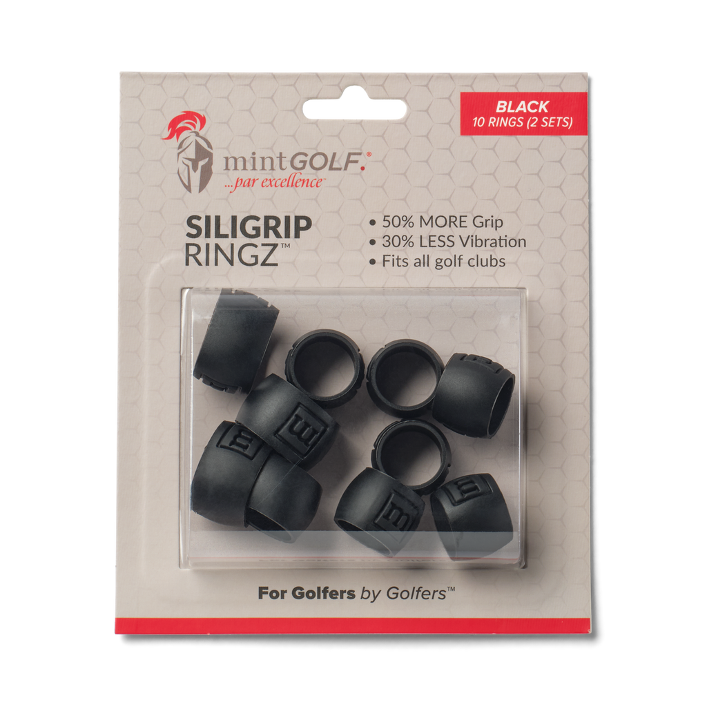 SiliGrip Ringz™ Golf Grip, Black