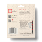 The back of the SiliGrip Ringz golf grip product packaging.