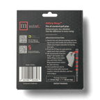The back of the SiliGrip Ringz golf grip product packaging.