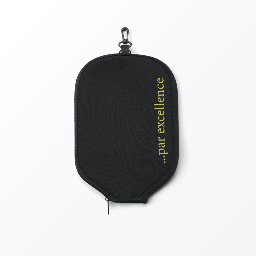 Par Excellence Neoprene Paddle Cover, Black & Gold