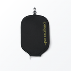 Par Excellence Neoprene Paddle Cover, Black & Gold