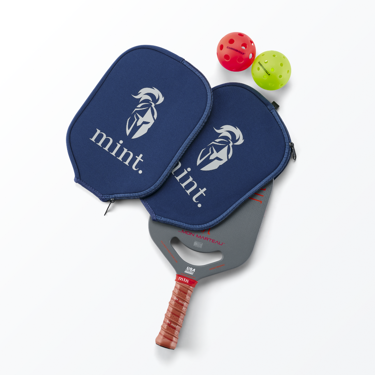 Par Excellence Neoprene Paddle Cover, Blue & Gray