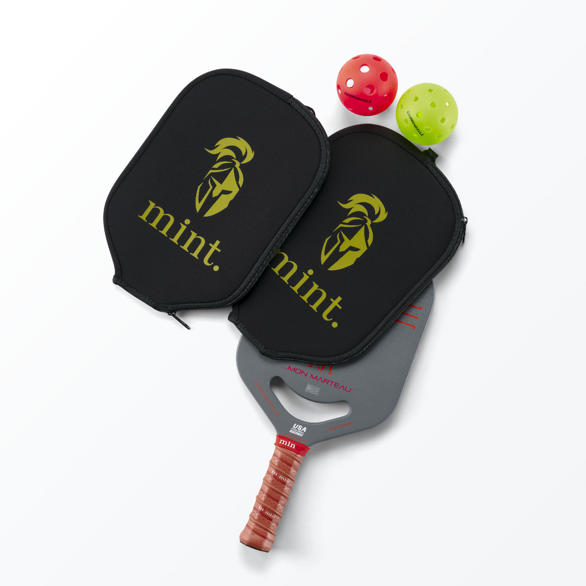 Par Excellence Neoprene Paddle Cover, Black & Gold