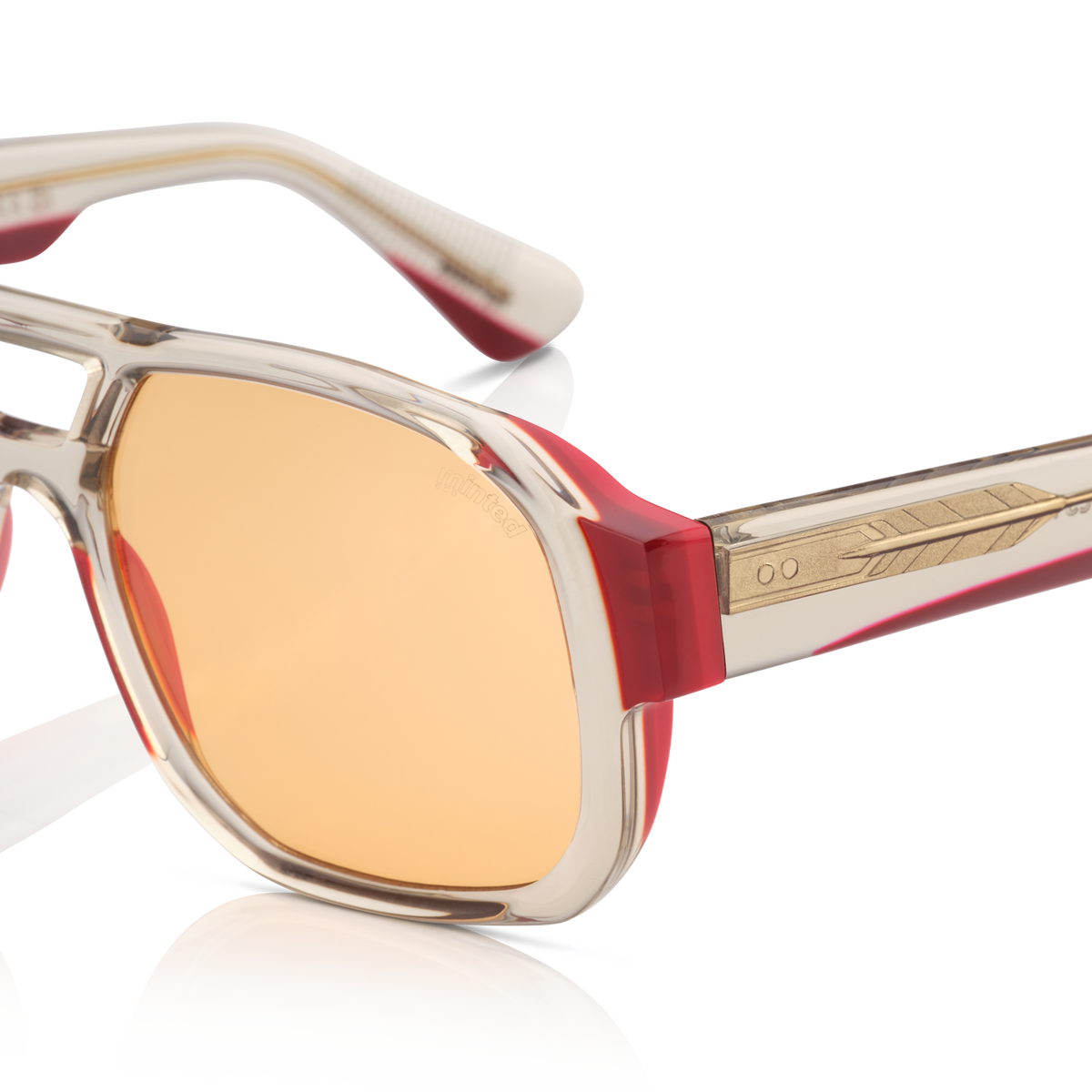 Minted Model 13 Grey & Red