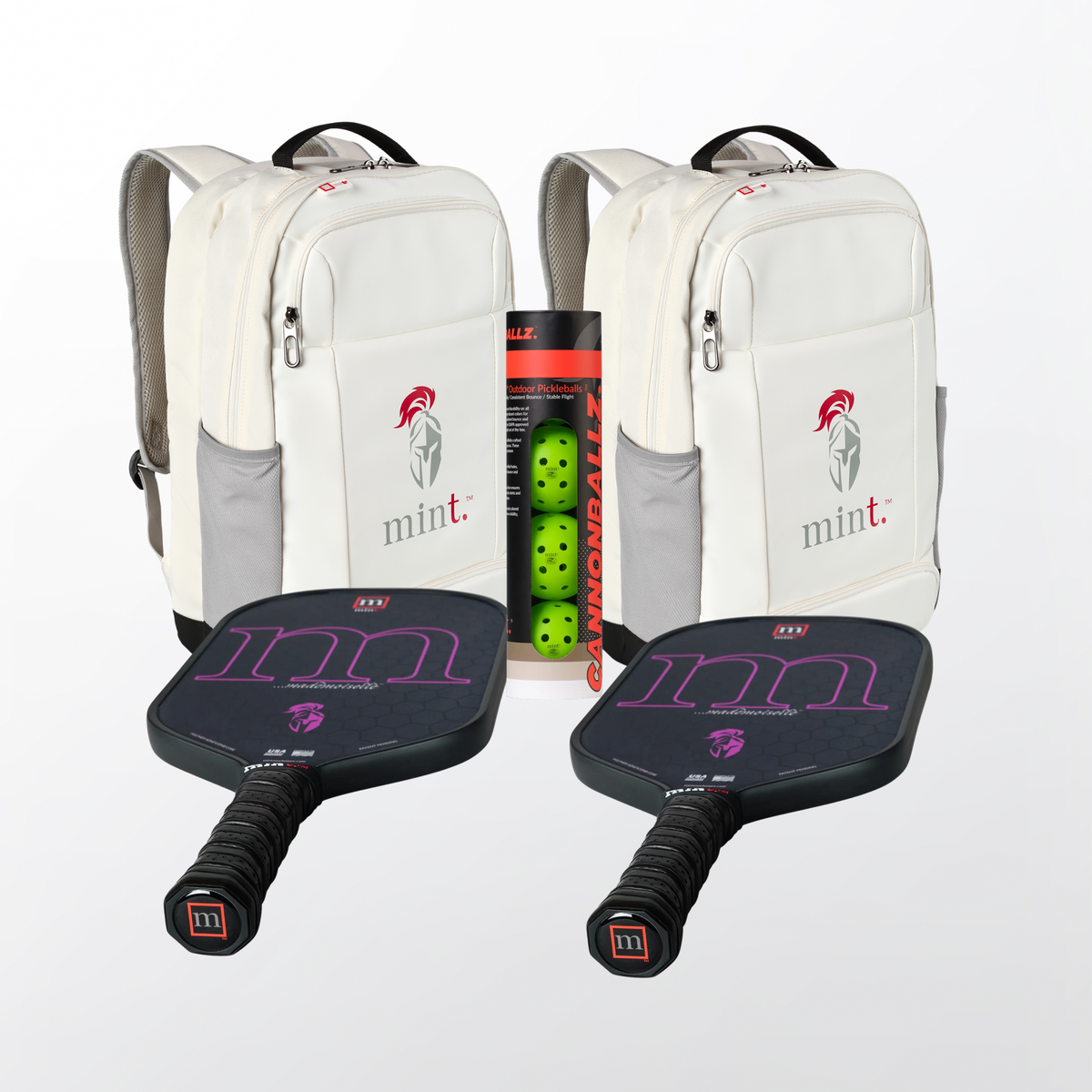 Mademoiselle 2-Pack with Two Backpacks and Balls