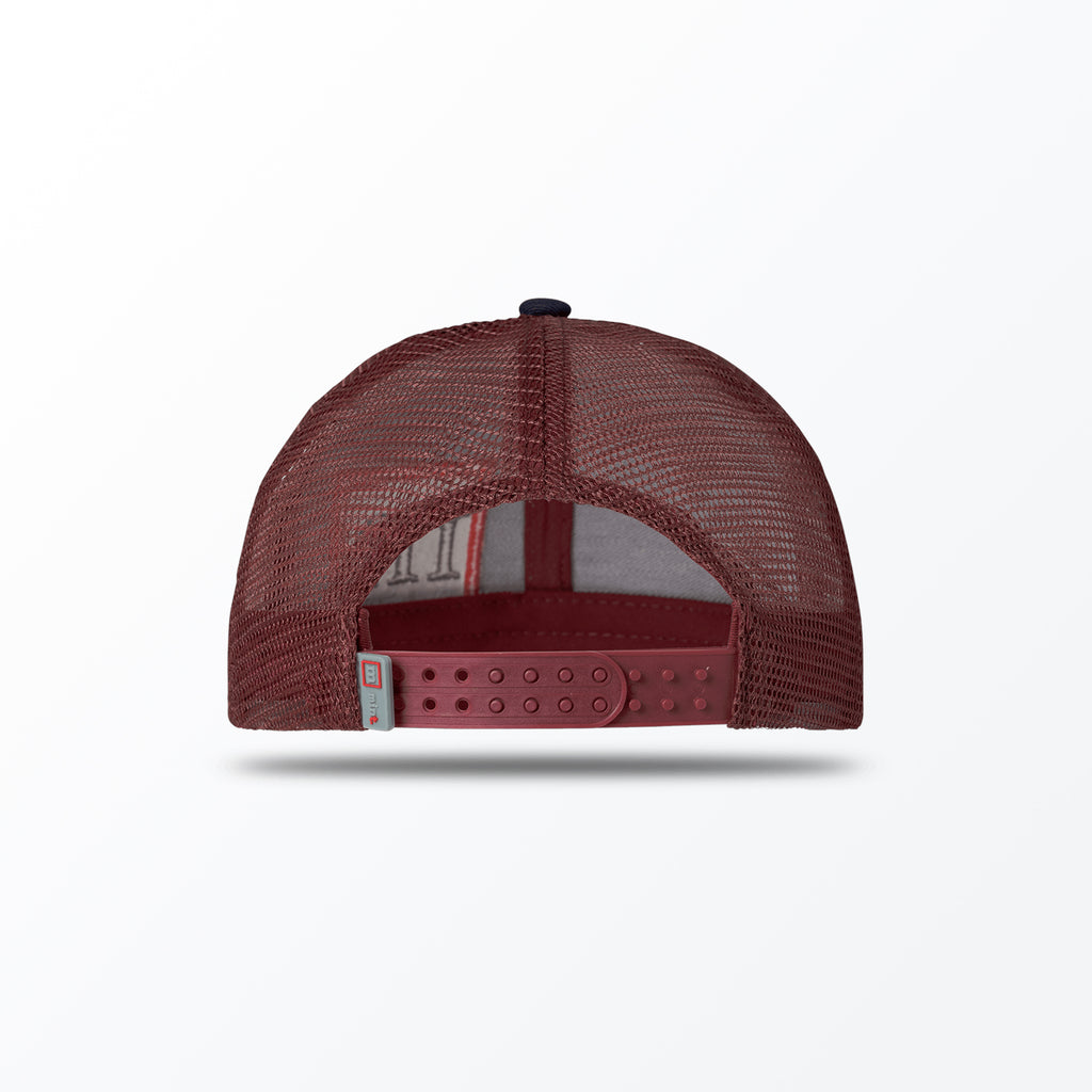 Luxxtrux Match Point Trucker Hat, Ember