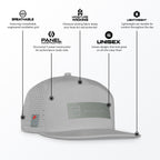 Grey Mint LuxxTrux Par Excellence Trucker Hat Tech Details