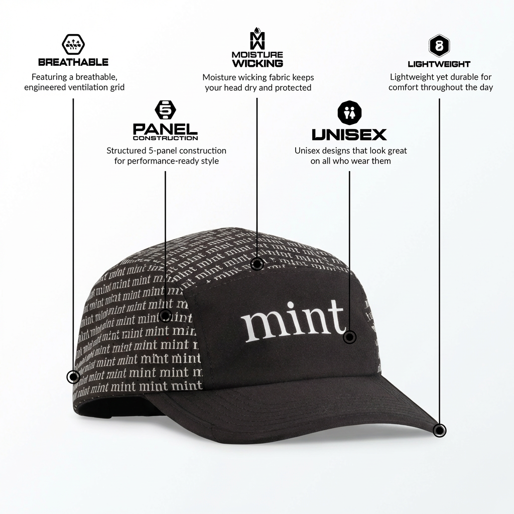 Minted Active Pro Cap, Black