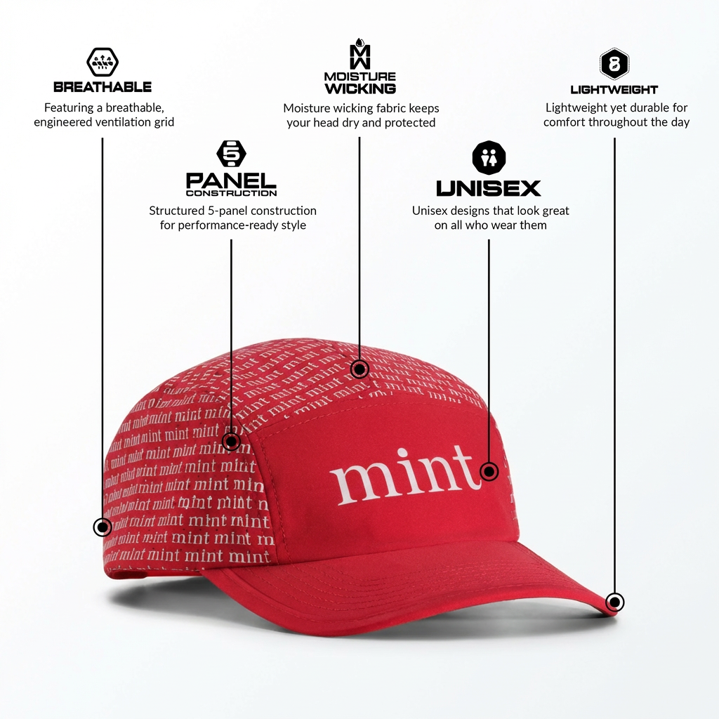 Minted Active Pro Cap, Red