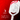 White paddle with red accents on a red background, featuring the 'mint' brand.