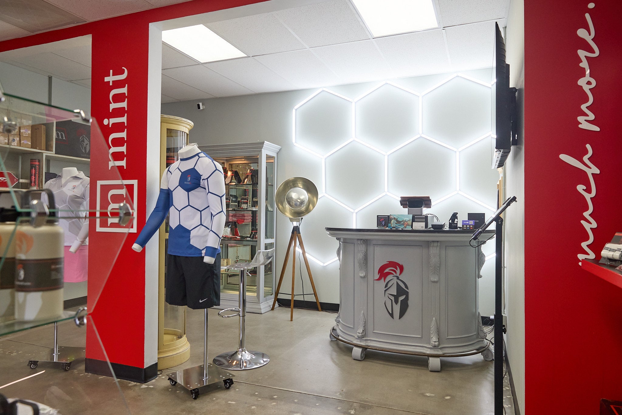 Interior of mint retail store