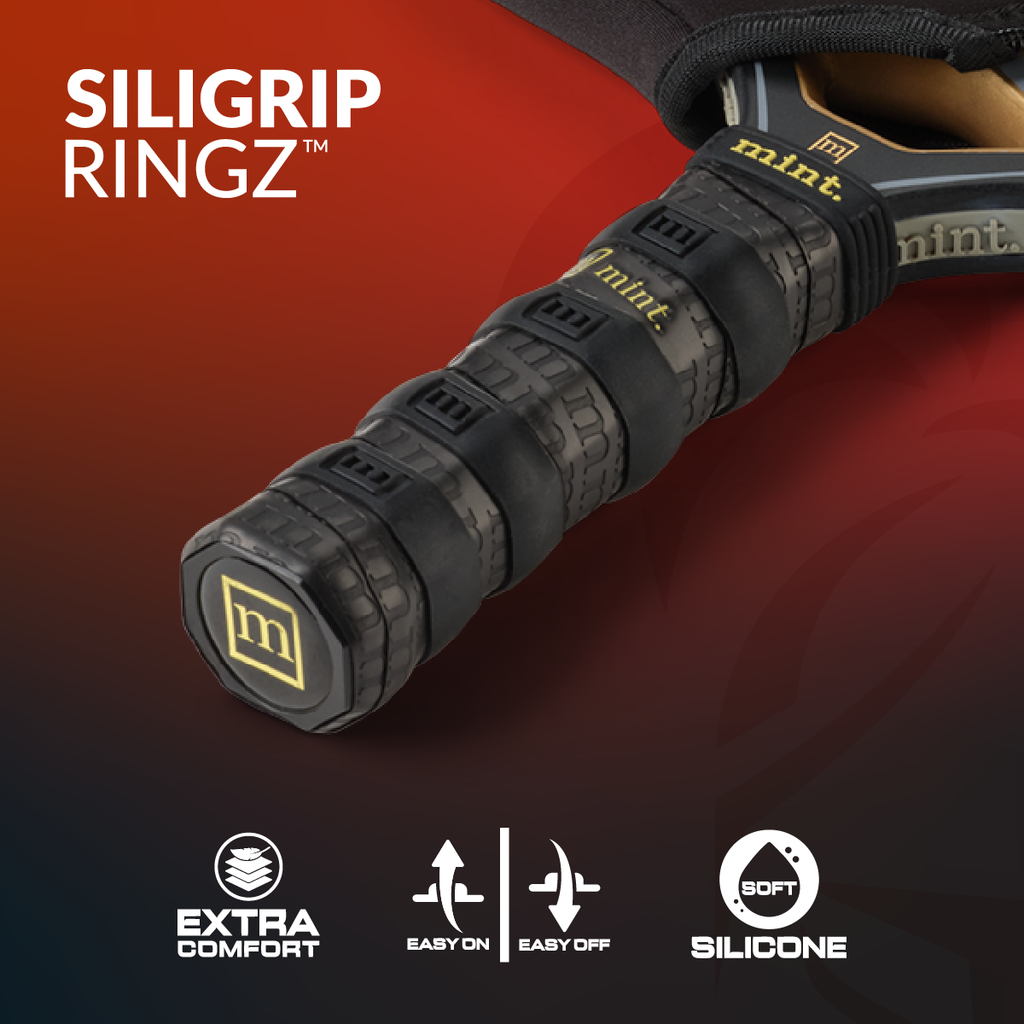 SiliGrip Ringz™ Racket Grip, Black