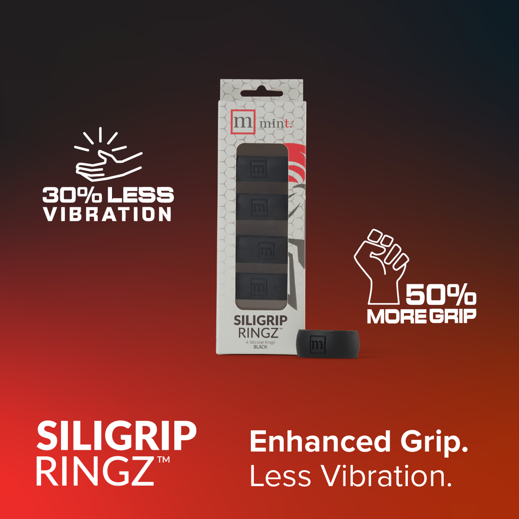 SiliGrip Ringz™ Racket Grip, Black