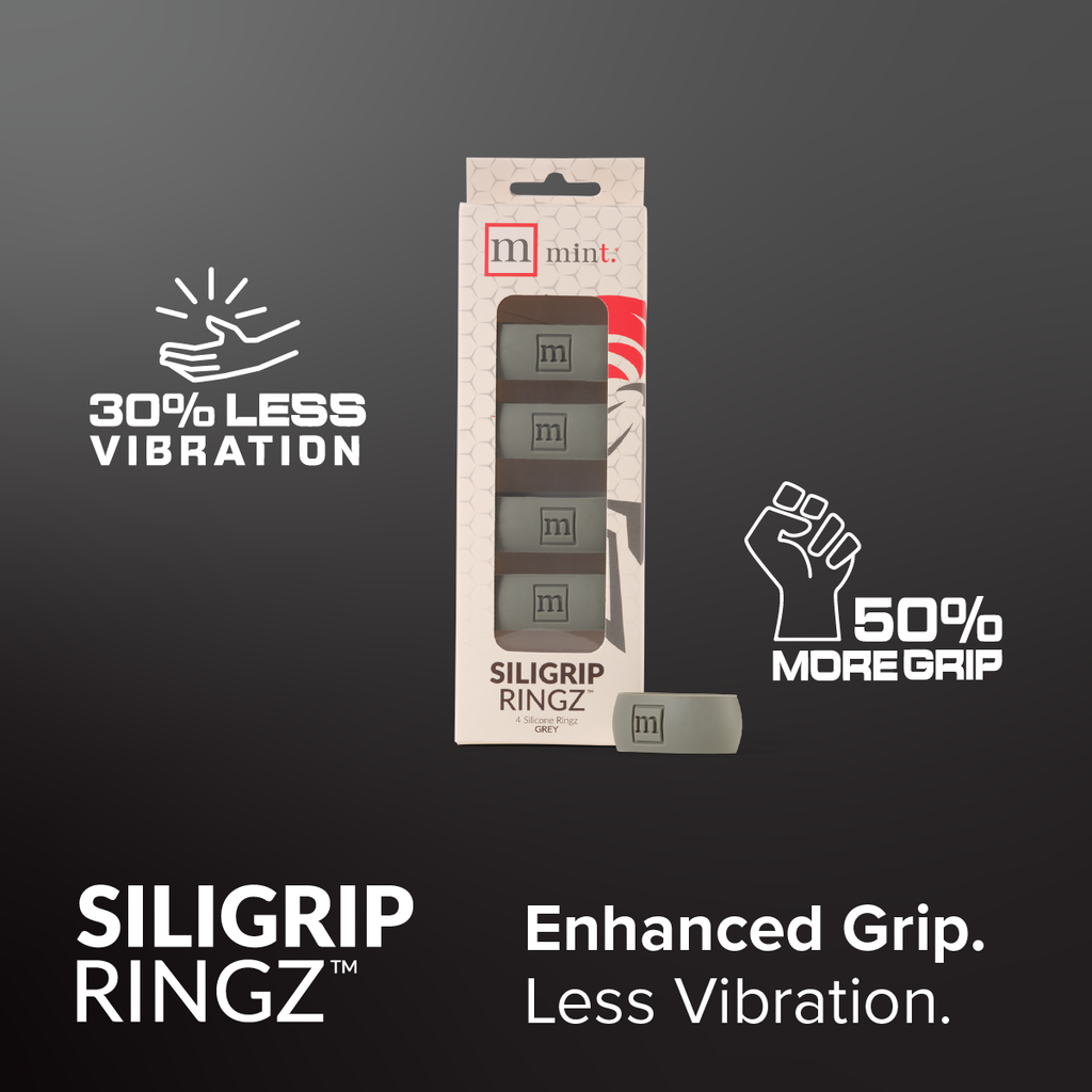 SiliGrip Ringz™ Racket Grip, Gray