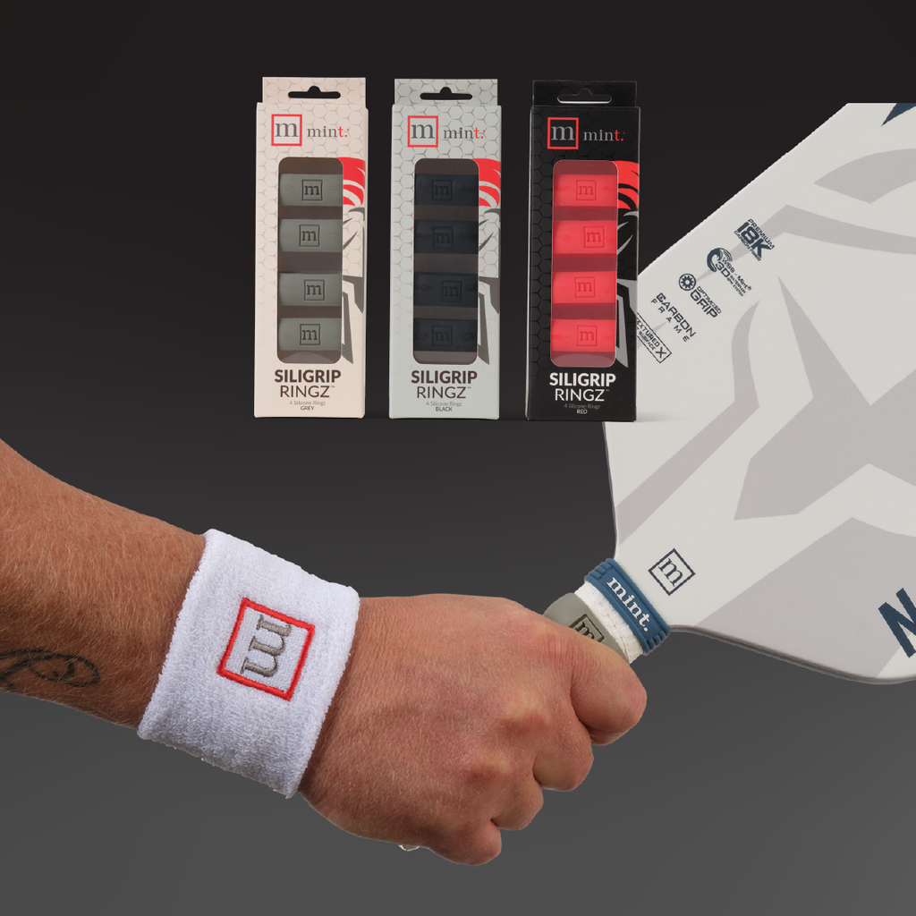 SiliGrip Ringz™ Racket Grip, Gray