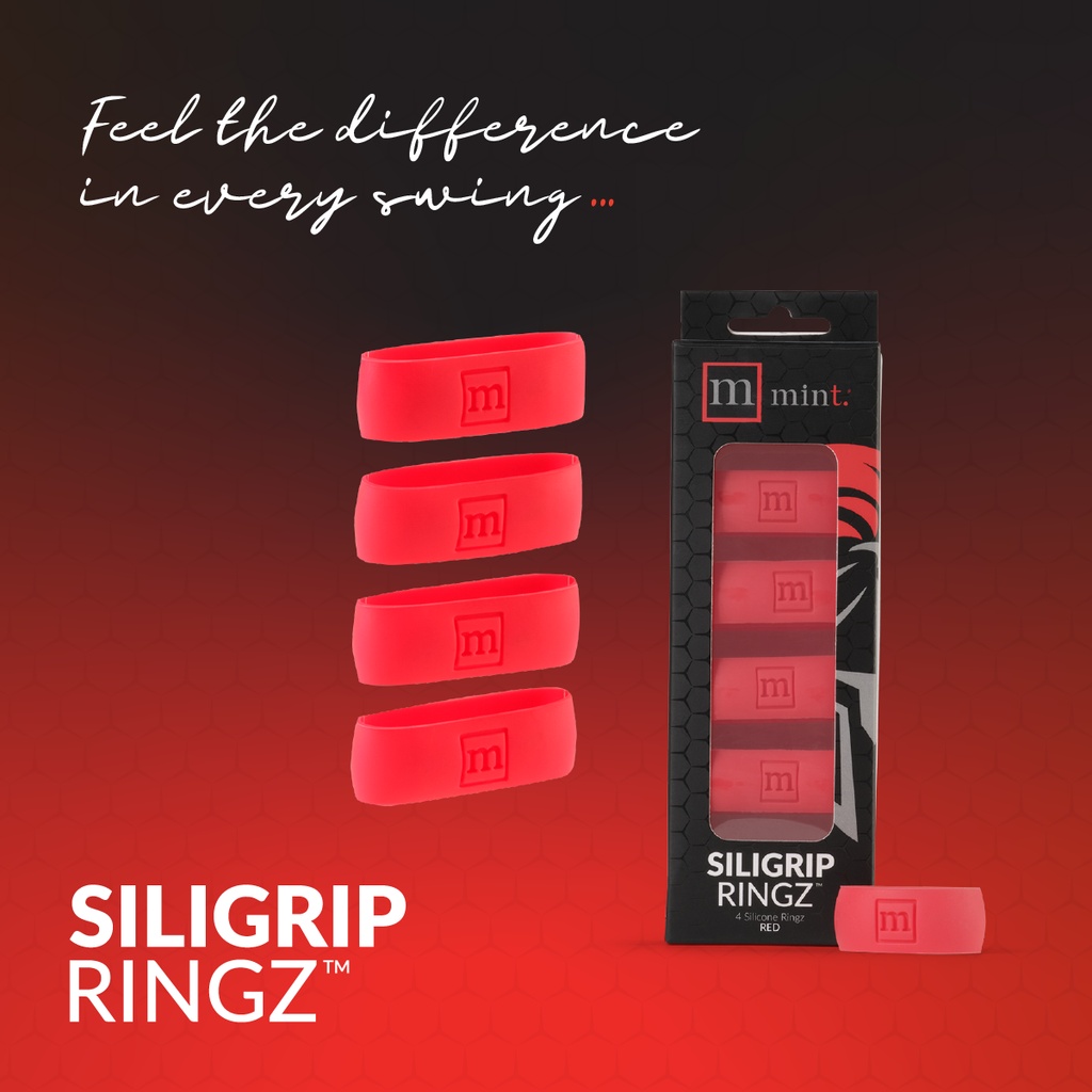 SiliGrip Ringz™ Racket Grip, Red