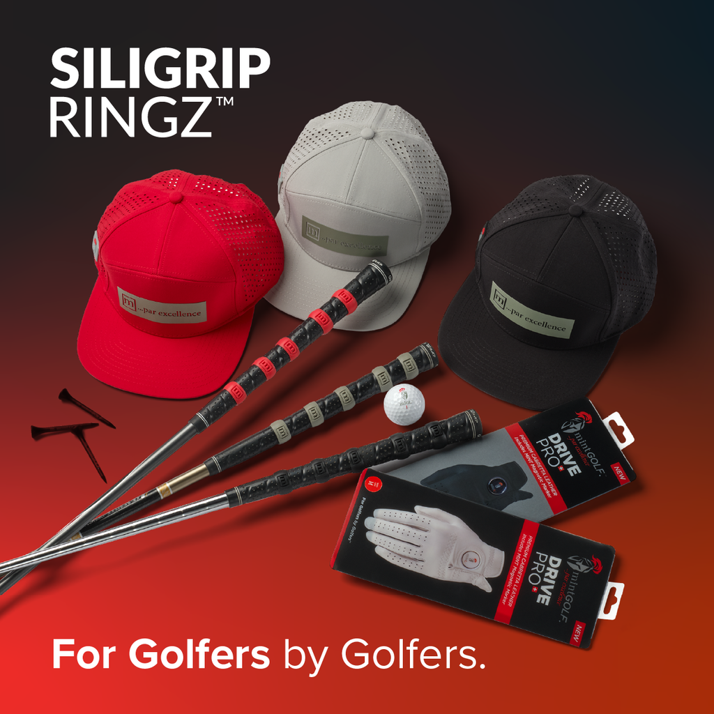 SiliGrip Ringz™ Golf Grip, Black