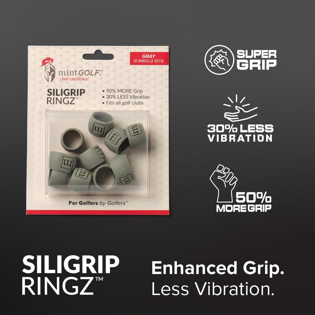 Packaging of SILIGRIP RINGZ with product details on a dark background