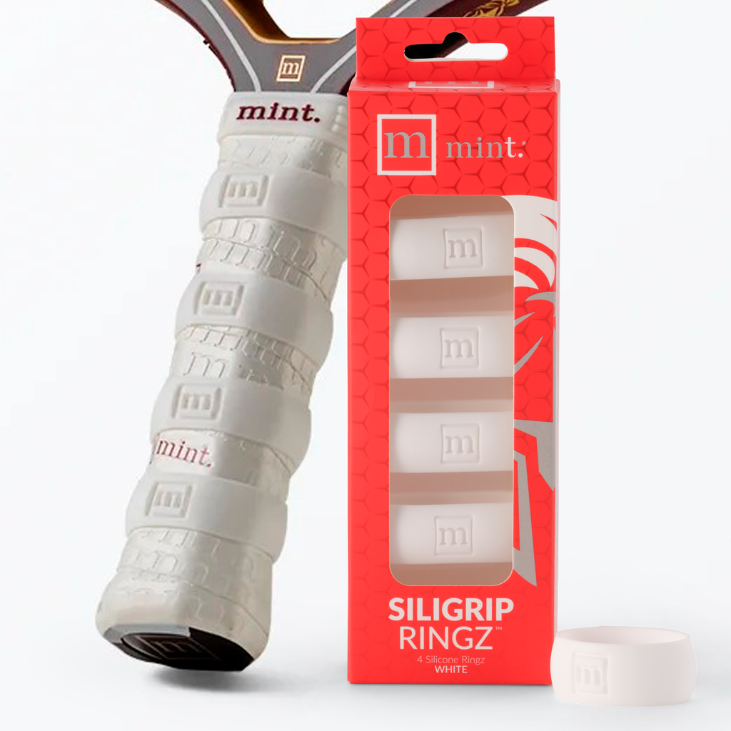SiliGrip Ringz™ Racket Grip, White