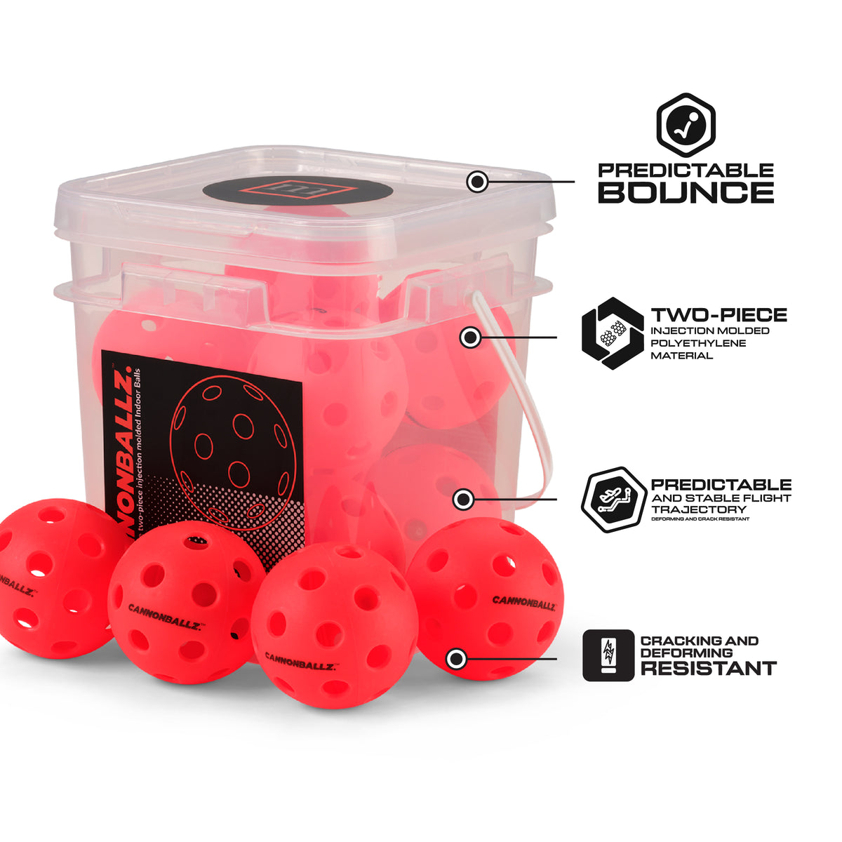 Cannonballz™ 26 Hole Indoor balls 10-Pack