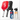 Two pickleball paddles and two branded water bottles on a white background