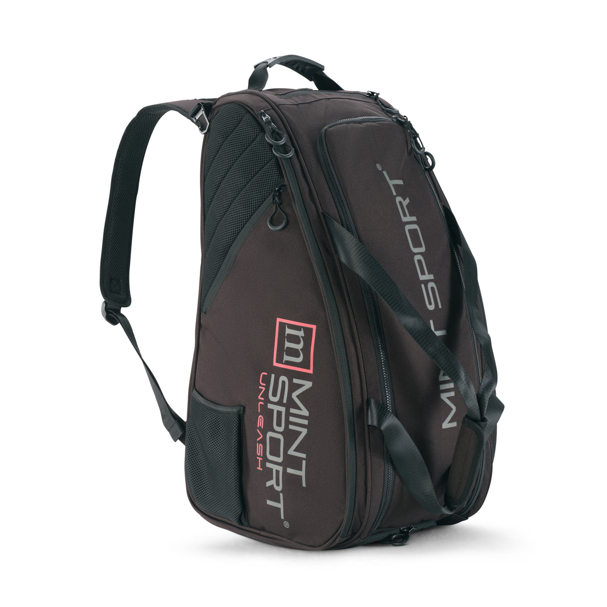 Unleash Tournament Bag in Black, three-quarter front view