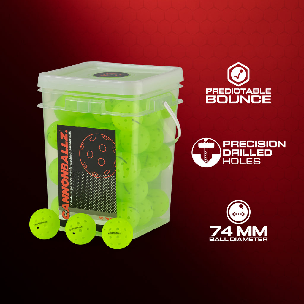 Cannonballz™ 40 Hole Outdoor balls 50-Pack