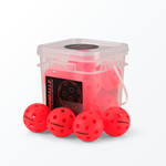 Mint Cannonballz™ 26 Hole Indoor Pickleballs 10-Pack (Fluorescent Ember)