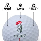 MintGOLF™ DISTANCE 3-Piece Surlyn Golf Balls