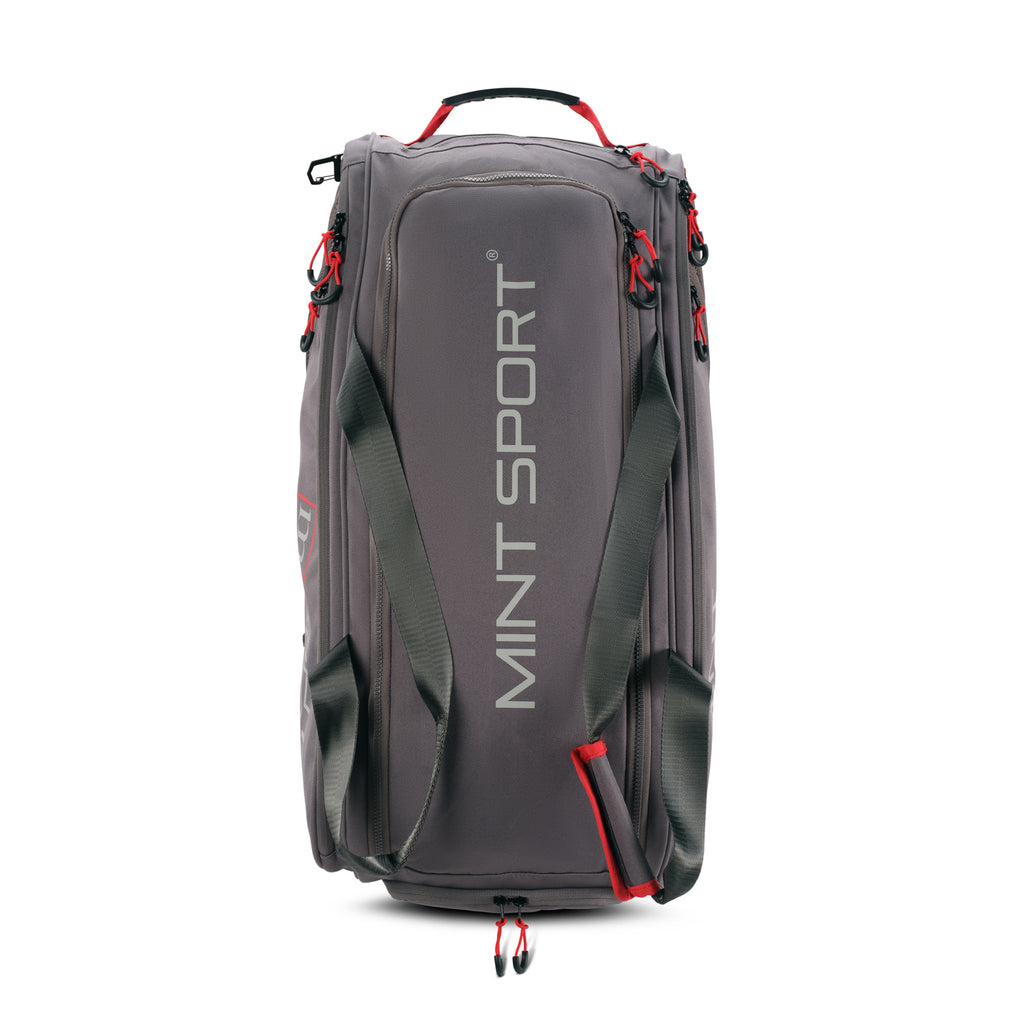 Unleash Tournament Bag in Gray, front view