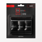 Packaging of mint. pickleball grip tape with three packs on a white background